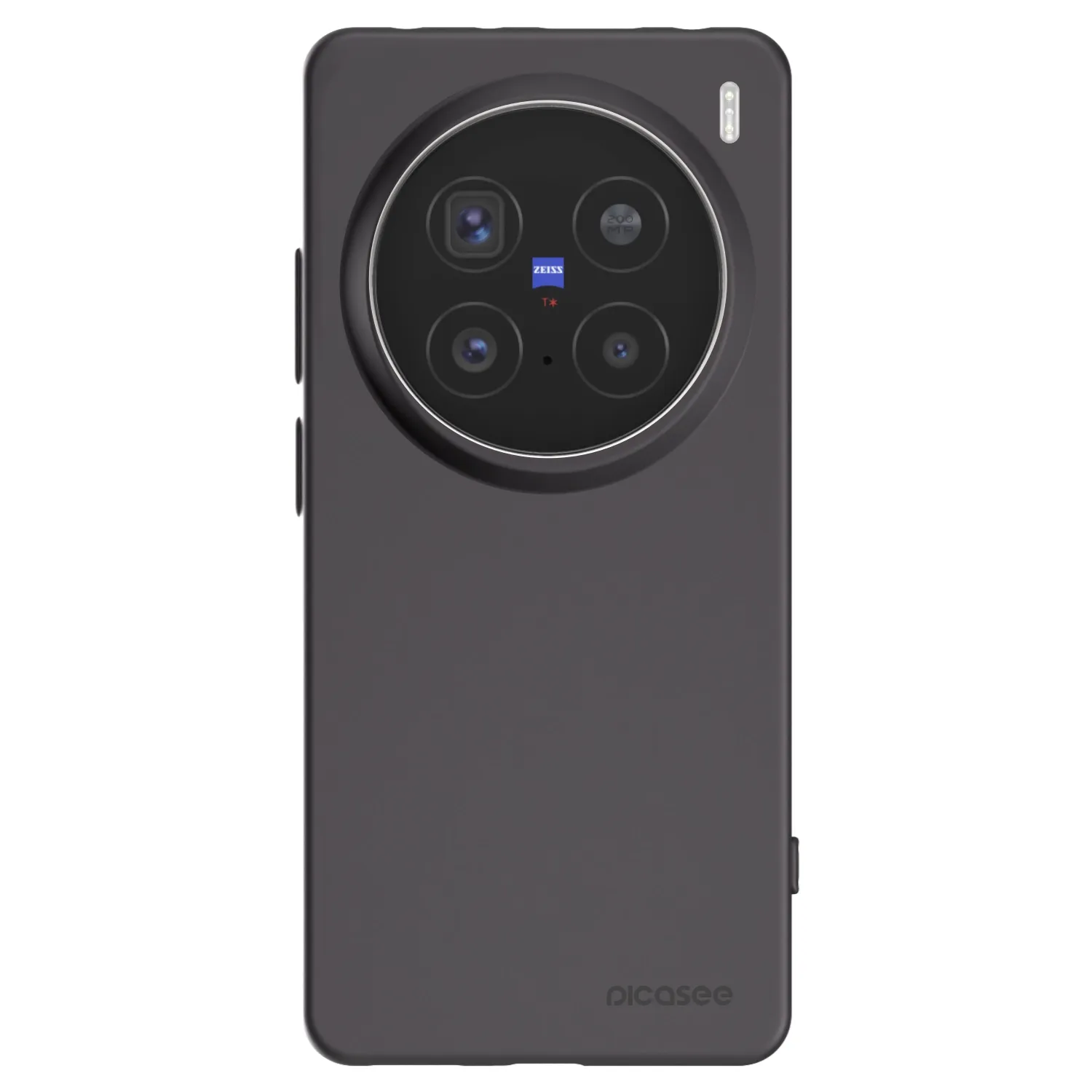 Picasee silikonski črni ovitek za Vivo X200 Pro - Clear