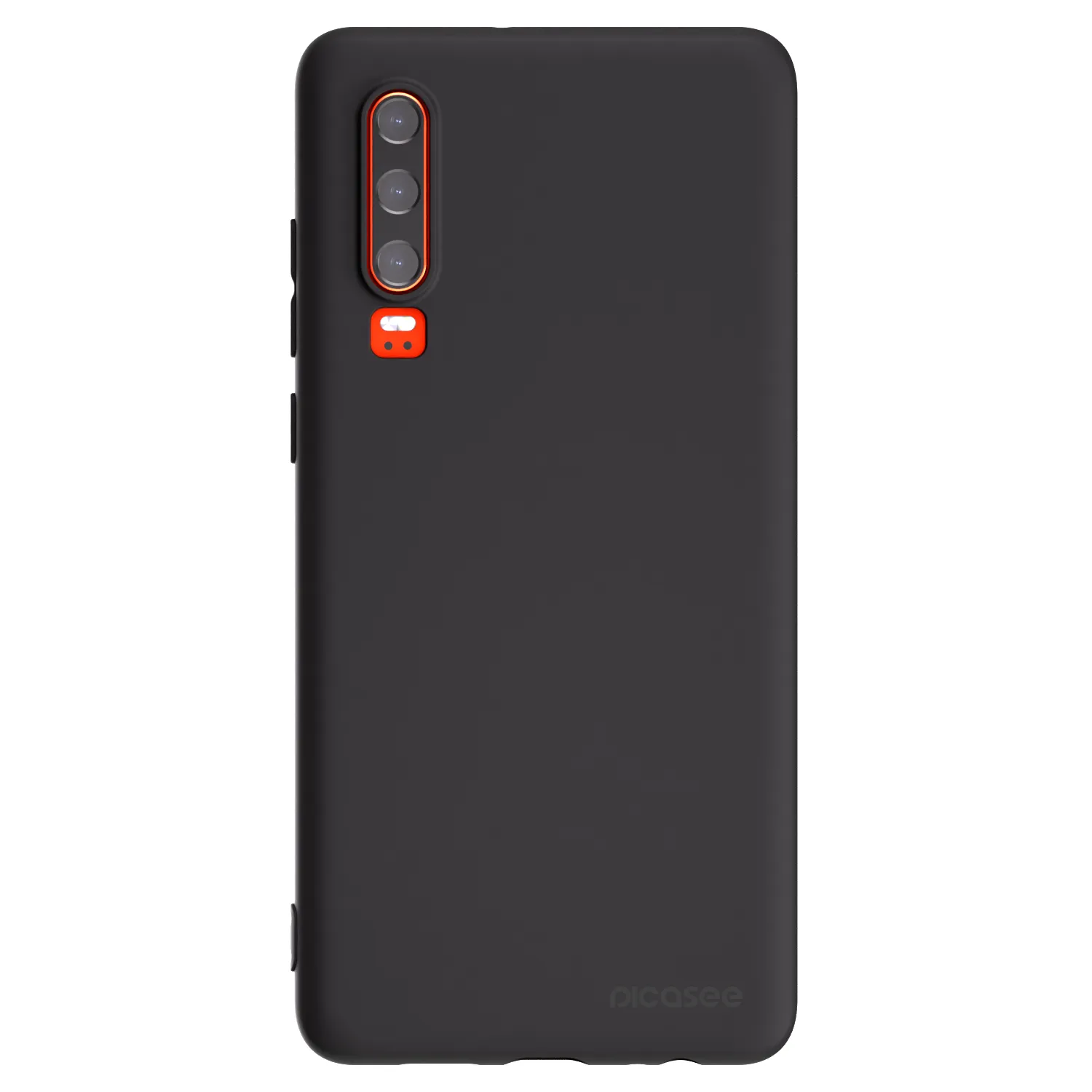 Picasee silikonski črni ovitek za Huawei P30 - Clear