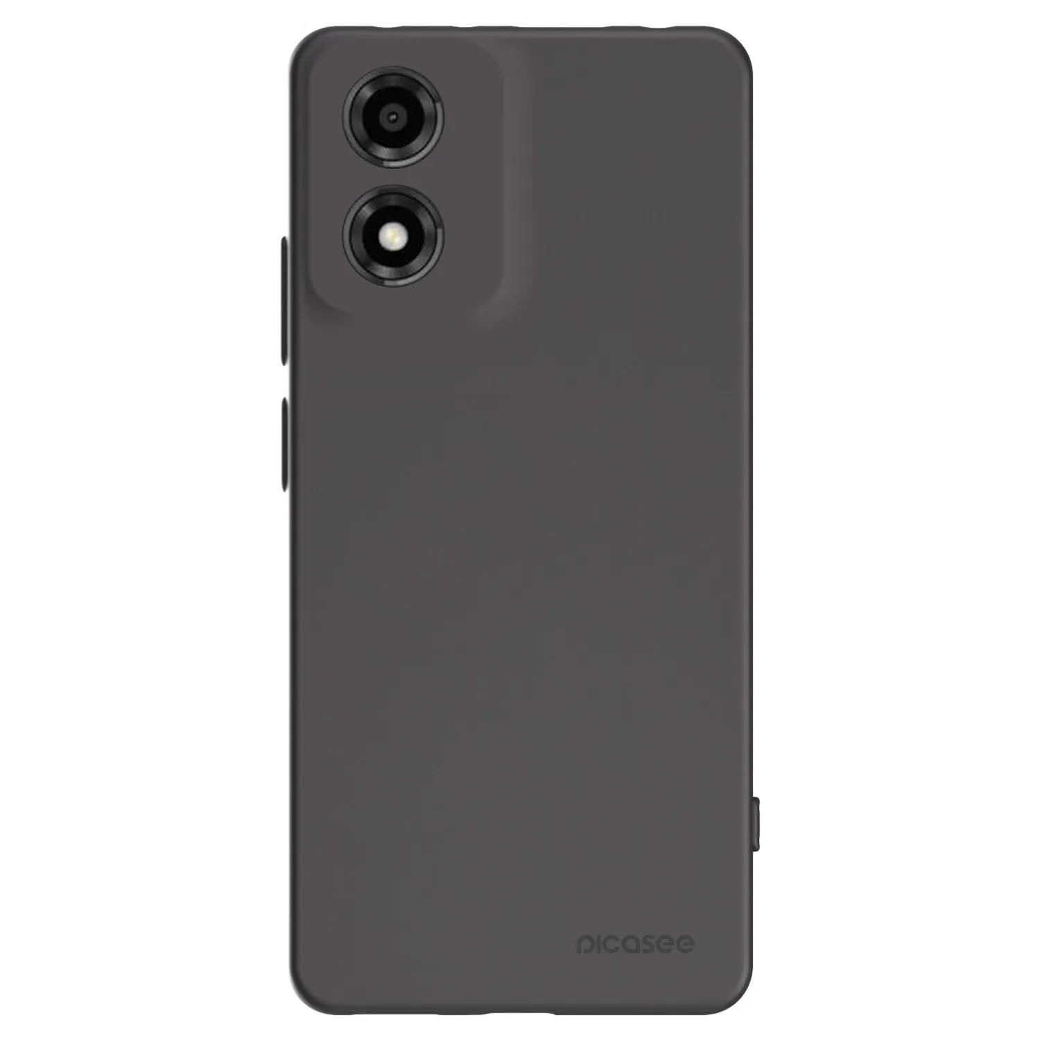 Picasee silikonski črni ovitek za Motorola Moto E14 - Clear