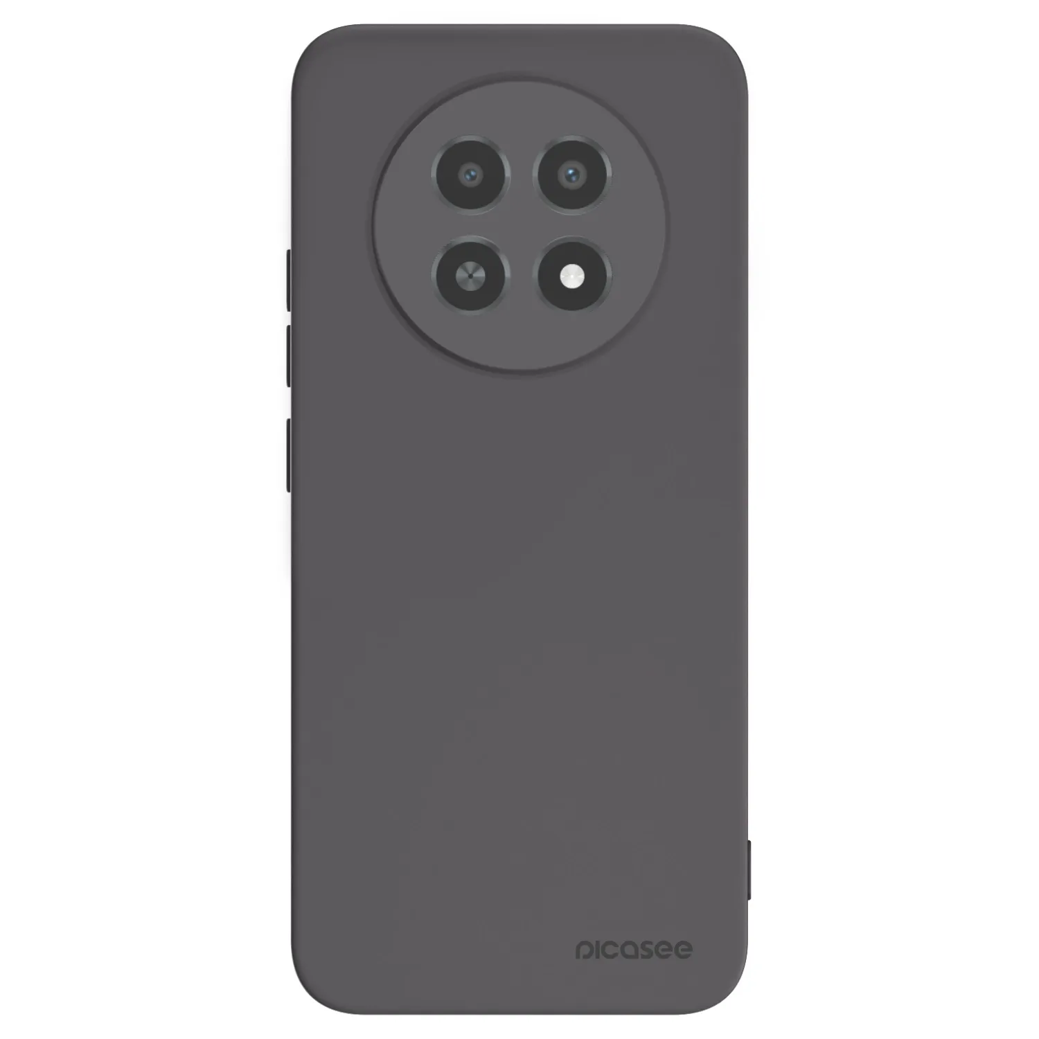 Picasee silikonski črni ovitek za Realme 12X - Clear