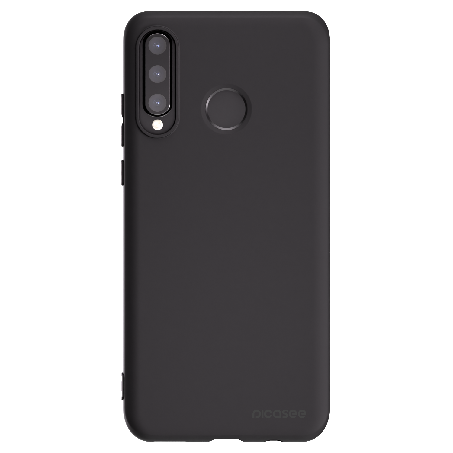 Picasee silikonski črni ovitek za Huawei P30 Lite - Clear