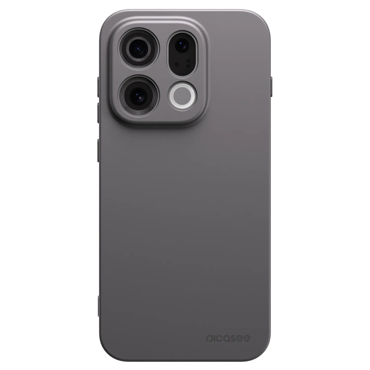 Picasee silikonski črni ovitek za OPPO Find X9 - Clear