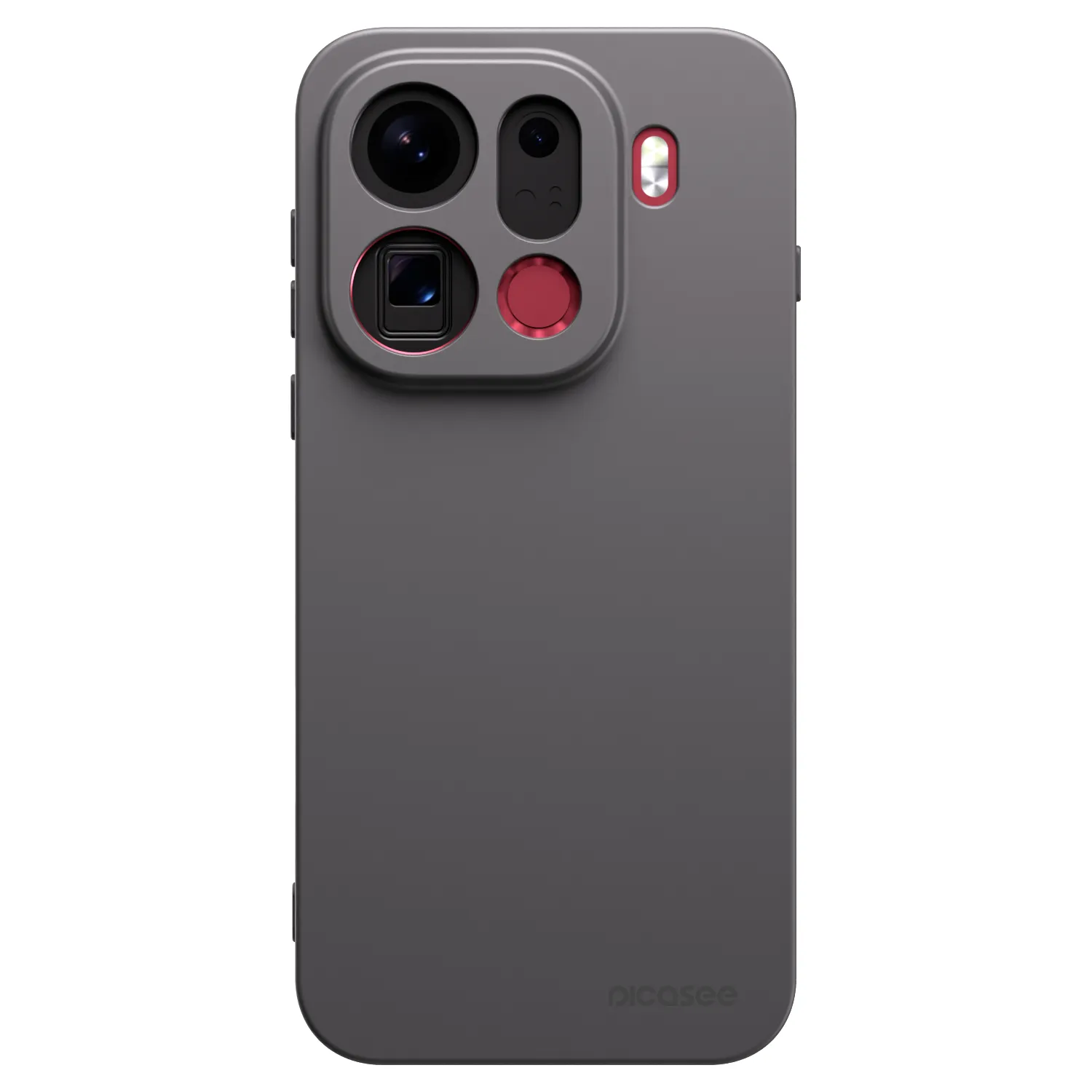 Picasee silikonski črni ovitek za OPPO Find X9 Pro - Clear
