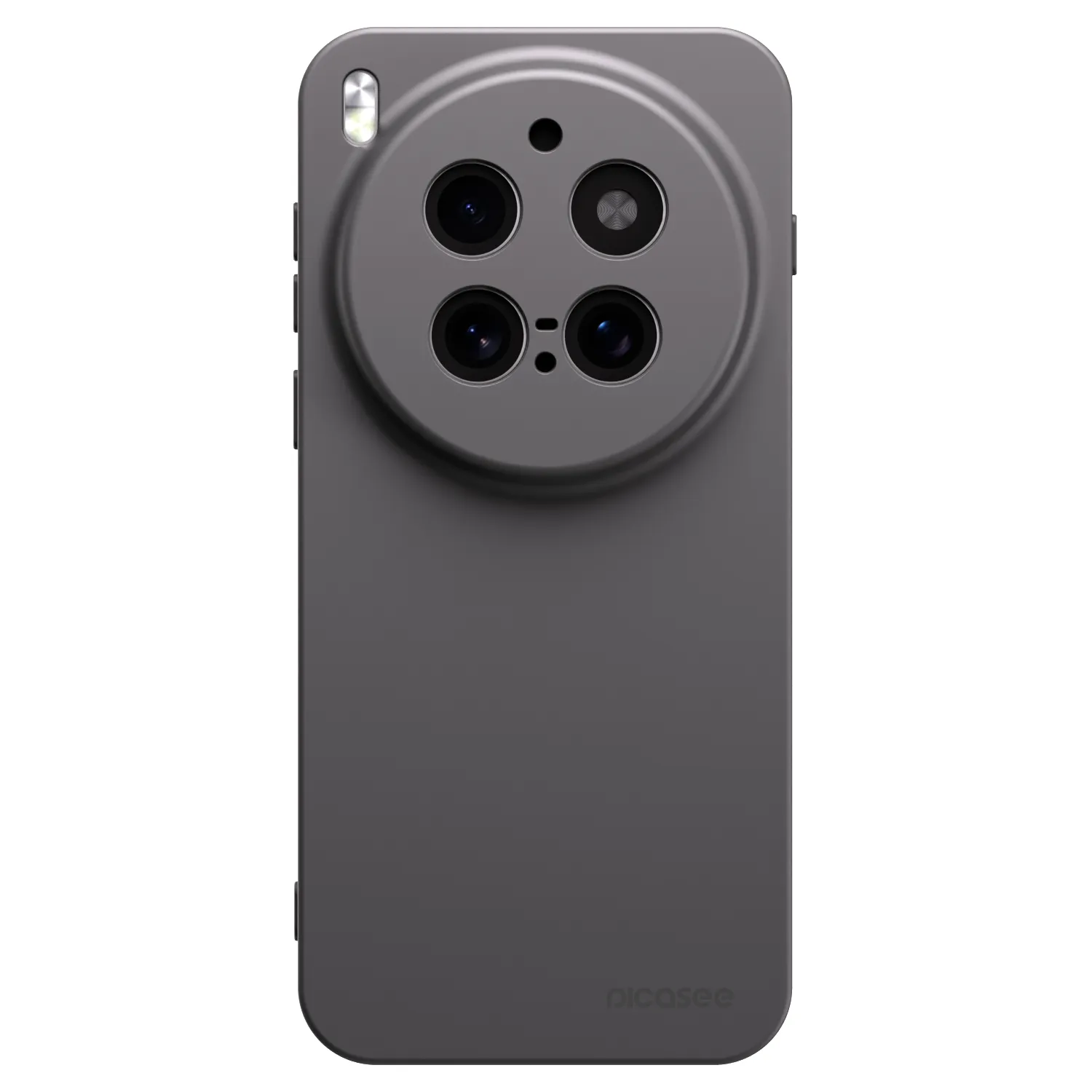 Picasee silikonski črni ovitek za Vivo X300 Pro - Clear