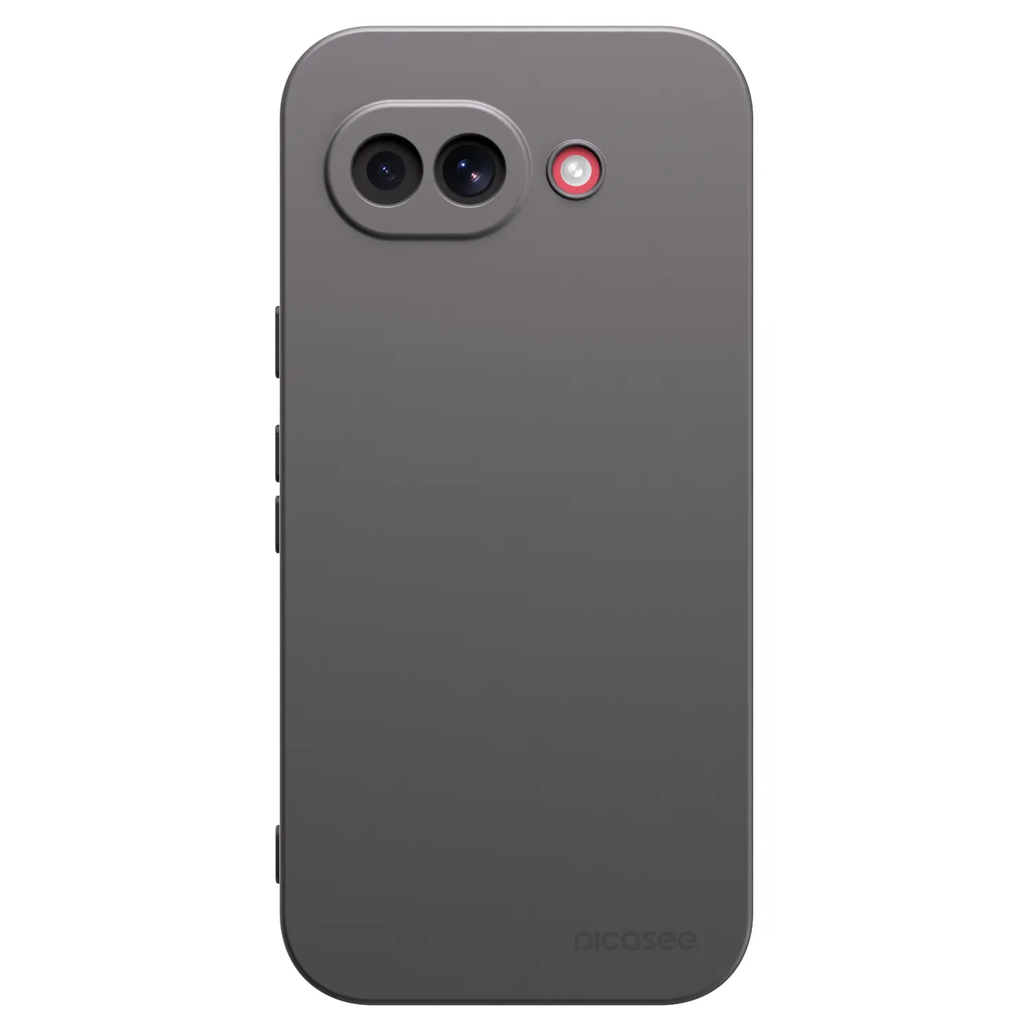 Picasee silikonski črni ovitek za Google Pixel 10a - Clear