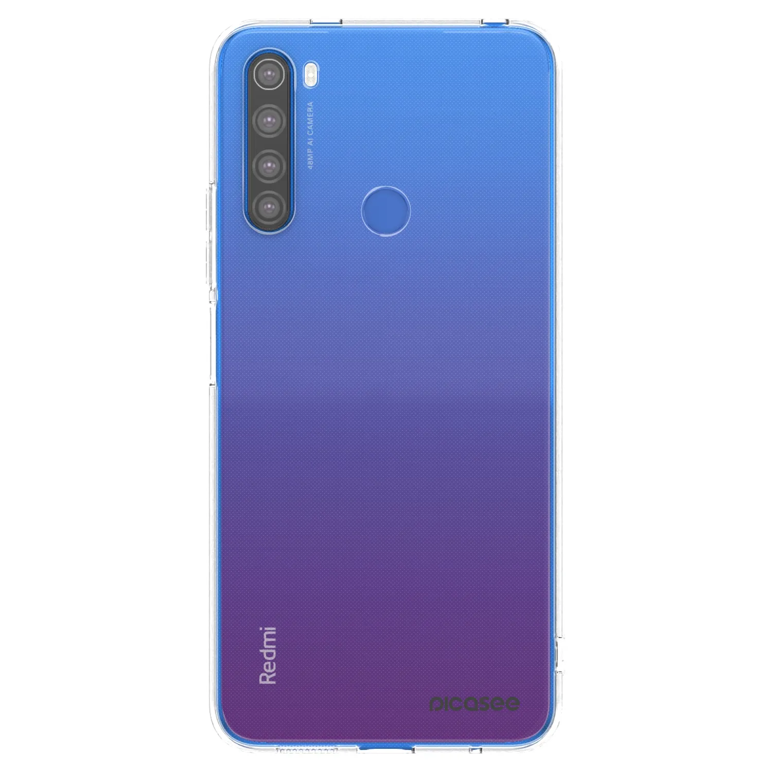 Picasee silikonski prozorni ovitek za Xiaomi Redmi Note 8T - Clear