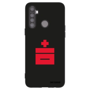 Picasee silikonski črni ovitek za Realme 5 - Le Plastenciaga