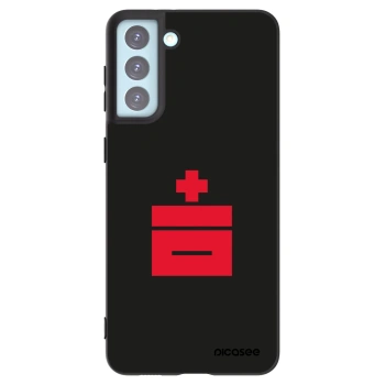 Picasee silikonski črni ovitek za Samsung Galaxy S21+ 5G G996F - Le Plastenciaga