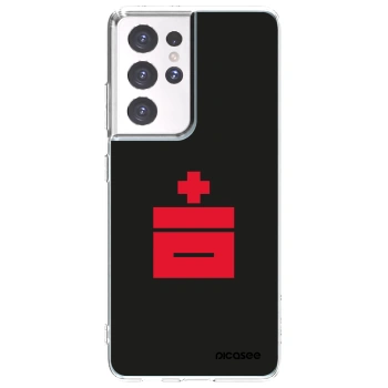 Picasee silikonski prozorni ovitek za Samsung Galaxy S21 Ultra 5G G998B - Le Plastenciaga