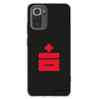 Picasee silikonski prozorni ovitek za Xiaomi Redmi Note 10 - Le Plastenciaga