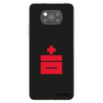 Picasee silikonski črni ovitek za Xiaomi Poco X3 Pro - Le Plastenciaga