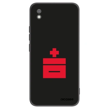 Picasee silikonski črni ovitek za Xiaomi Redmi 9AT - Le Plastenciaga