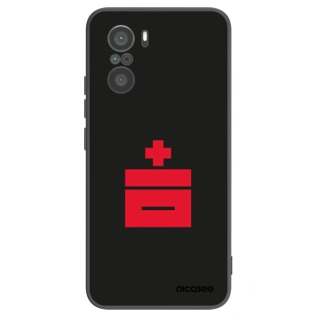 Picasee silikonski črni ovitek za Xiaomi Poco F3 - Le Plastenciaga
