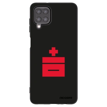Picasee silikonski črni ovitek za Samsung Galaxy M12 M127F - Le Plastenciaga