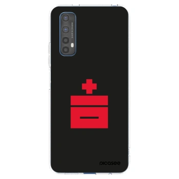 Picasee silikonski prozorni ovitek za Realme 7 - Le Plastenciaga