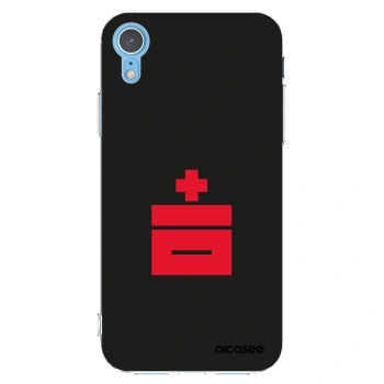 Picasee silikonski prozorni ovitek za Apple iPhone XR - Le Plastenciaga