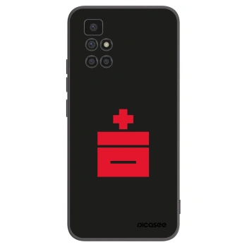 Picasee silikonski črni ovitek za Xiaomi Redmi 10 - Le Plastenciaga