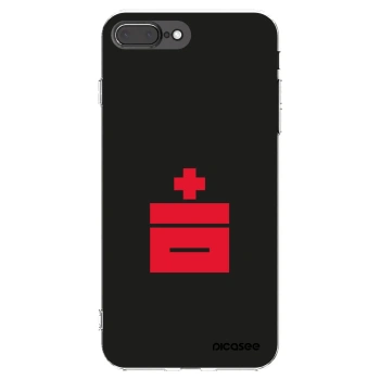 Picasee silikonski prozorni ovitek za Apple iPhone 7 Plus - Le Plastenciaga