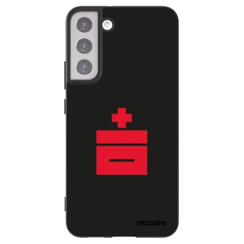 Picasee silikonski črni ovitek za Samsung Galaxy S22+ 5G - Le Plastenciaga