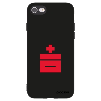 Picasee silikonski črni ovitek za Apple iPhone SE 2022 - Le Plastenciaga