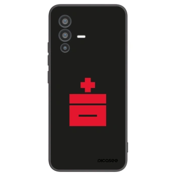 Picasee silikonski črni ovitek za Vivo V23 5G - Le Plastenciaga