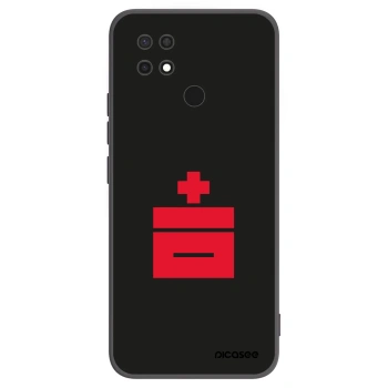 Picasee silikonski črni ovitek za Xiaomi Redmi 10C - Le Plastenciaga
