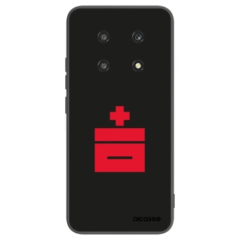 Picasee silikonski črni ovitek za Honor Magic4 Lite 5G - Le Plastenciaga