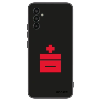 Picasee silikonski črni ovitek za Samsung Galaxy M13 M135F - Le Plastenciaga