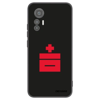Picasee silikonski črni ovitek za Xiaomi 12 Lite - Le Plastenciaga