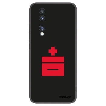 Picasee silikonski črni ovitek za Honor 70 - Le Plastenciaga