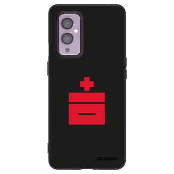 Picasee silikonski črni ovitek za OnePlus 9 - Le Plastenciaga