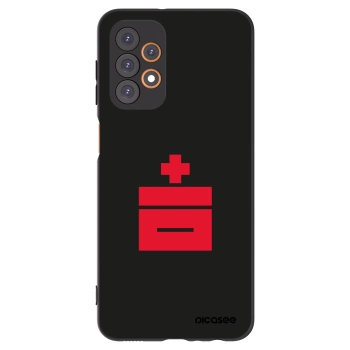 Picasee silikonski črni ovitek za Samsung Galaxy A23 A235F 4G - Le Plastenciaga