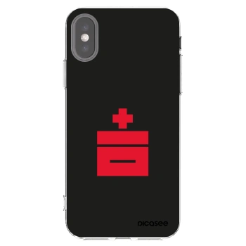 Picasee silikonski prozorni ovitek za Apple iPhone X/XS - Le Plastenciaga