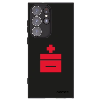 Picasee silikonski črni ovitek za Samsung Galaxy S23 Ultra 5G - Le Plastenciaga