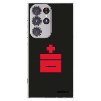 Picasee silikonski prozorni ovitek za Samsung Galaxy S23 Ultra 5G - Le Plastenciaga