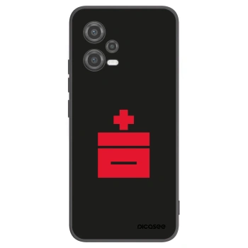 Picasee silikonski črni ovitek za Xiaomi Poco X5 - Le Plastenciaga