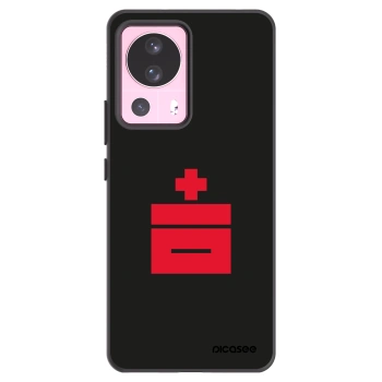 Picasee silikonski črni ovitek za Xiaomi 13 Lite - Le Plastenciaga