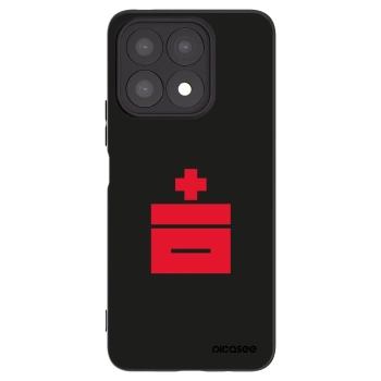 Picasee silikonski črni ovitek za Honor X8a - Le Plastenciaga