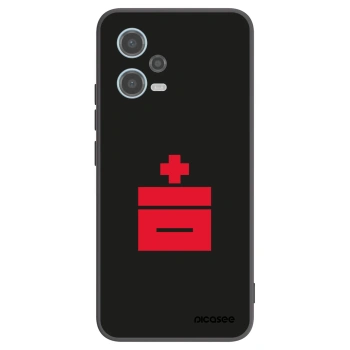 Picasee silikonski črni ovitek za Xiaomi Redmi Note 12 5G - Le Plastenciaga