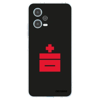 Picasee silikonski prozorni ovitek za Xiaomi Redmi Note 12 5G - Le Plastenciaga