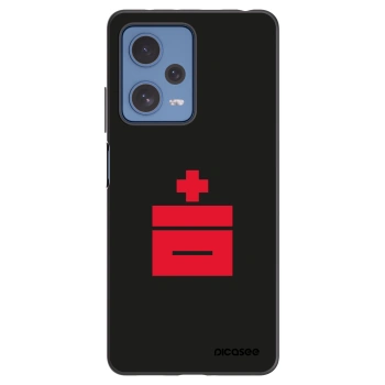 Picasee silikonski črni ovitek za Xiaomi Redmi Note 12 Pro 5G - Le Plastenciaga