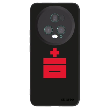 Picasee silikonski črni ovitek za Honor Magic5 Pro - Le Plastenciaga