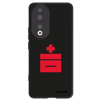 Picasee silikonski črni ovitek za Honor 90 5G - Le Plastenciaga
