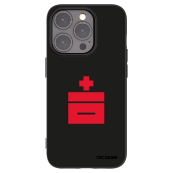Picasee silikonski črni ovitek za Apple iPhone 15 Pro - Le Plastenciaga