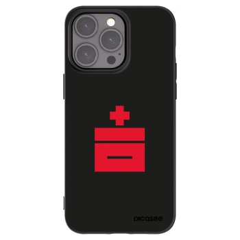Picasee silikonski črni ovitek za Apple iPhone 15 Pro Max - Le Plastenciaga