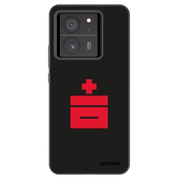 Picasee silikonski črni ovitek za Xiaomi 13T Pro - Le Plastenciaga