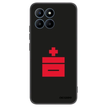 Picasee silikonski črni ovitek za Honor 70 Lite - Le Plastenciaga