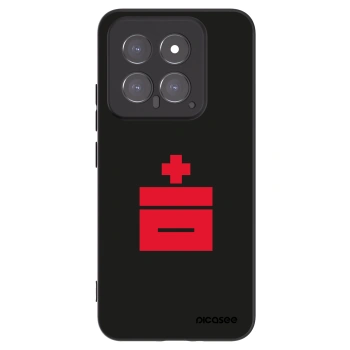 Picasee silikonski črni ovitek za Xiaomi 14 - Le Plastenciaga