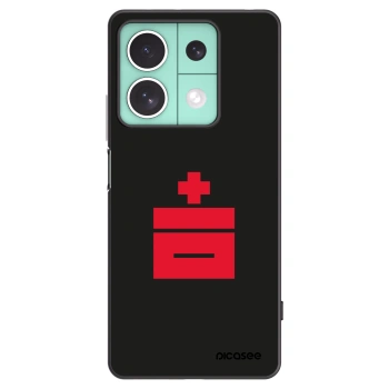 Picasee silikonski črni ovitek za Xiaomi Redmi Note 13 5G - Le Plastenciaga