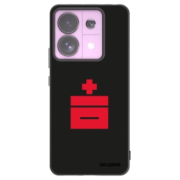 Picasee silikonski črni ovitek za Xiaomi Redmi Note 13 Pro 5G - Le Plastenciaga